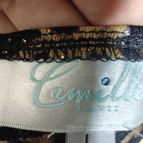 CAMILLE embellished top and jacket set - Picture 3 of 9